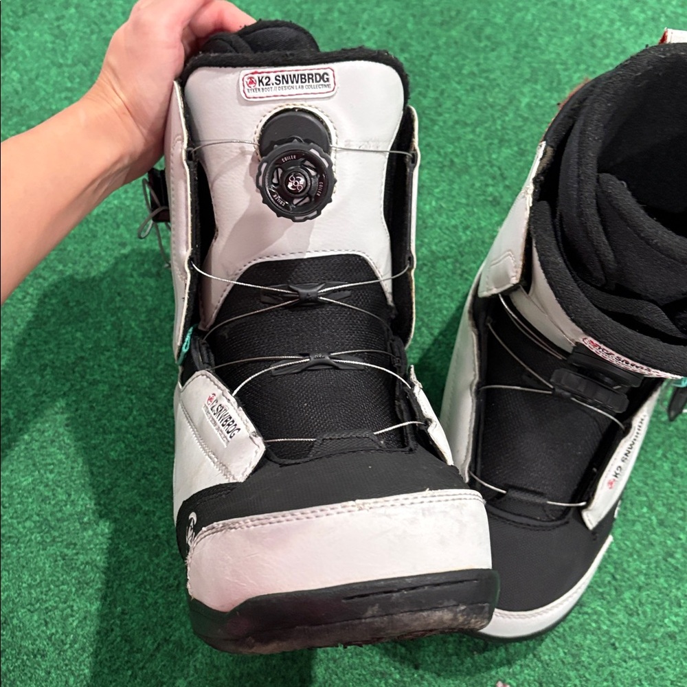 K2 Men’s Ryker Snowboard Boots Black and White Size 9.5, 27.5cm, EUR 42.5 - Picture 13 of 16
